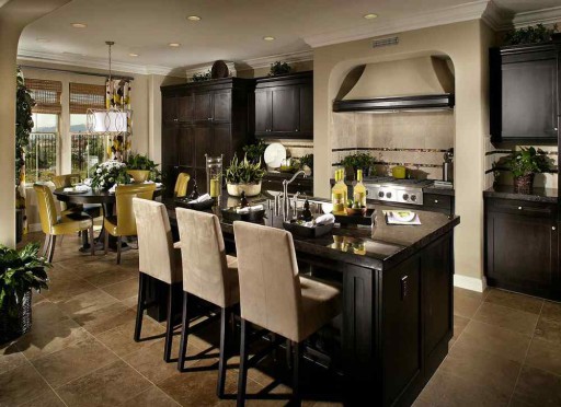 El estilo clásico también reconoce el hogar como un elemento importante del interior