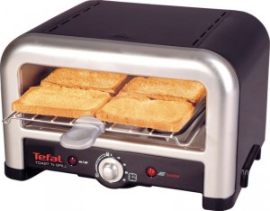 Tefal-broodrooster - een multifunctioneel model dat het werk in de keuken enorm vergemakkelijkt