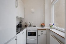 Køkken i hvid farve