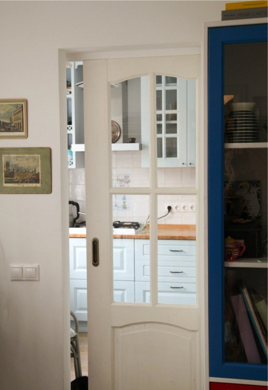 Kuchyňa s posuvnými dverami