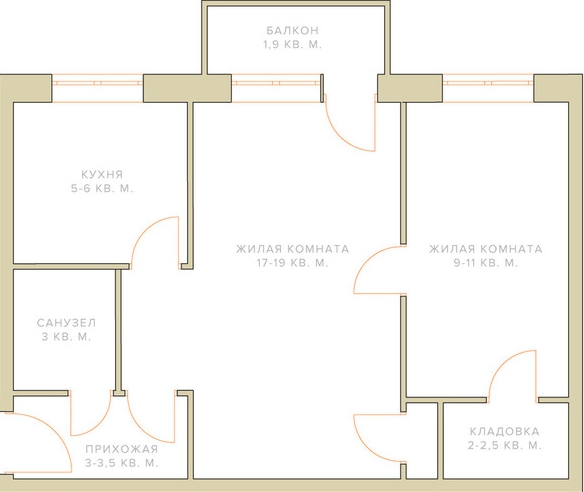 Plan de l'appartement avant de re-planifier