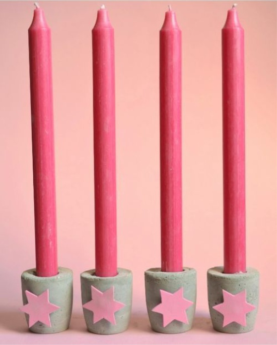 Candlesticks dari konkrit