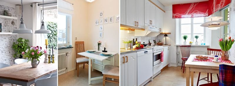 Oblikovanje kuhinjskih oken v skandinavskem stilu