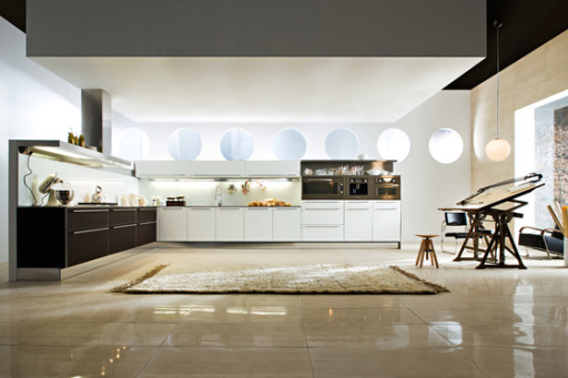 Designers have tried to translate all interesting developments in the kitchen interior