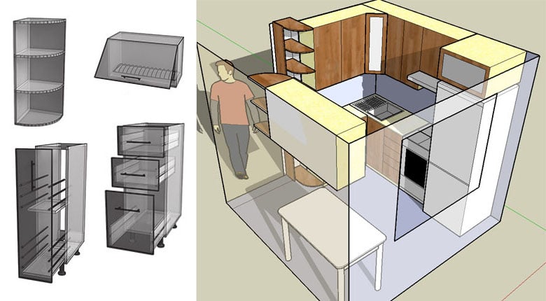 reka bentuk dapur