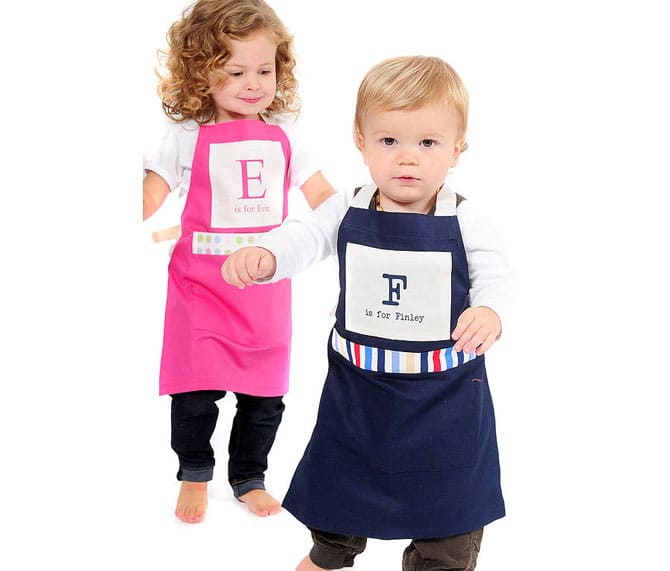 Aprons with letters