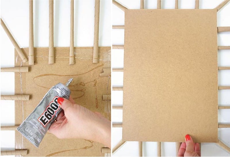 How to make a basket of paper - making a frame