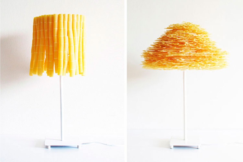 Lampskärmar från pasta