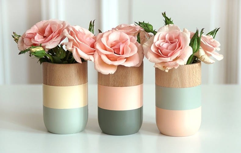 Идеи за боядисване на дървени вази