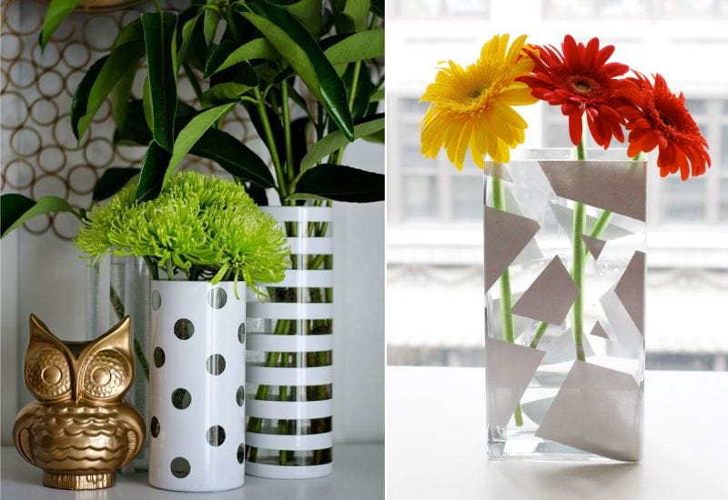 Идеи за боядисване на стъклени вази