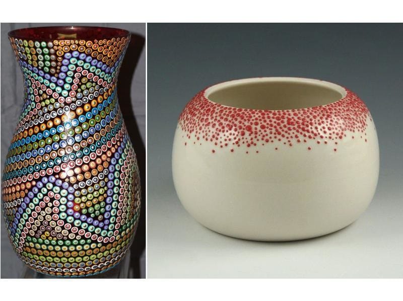 Идеи за точков списък за керамична ваза