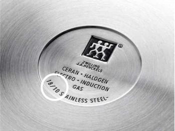 Menandai panci stainless steel